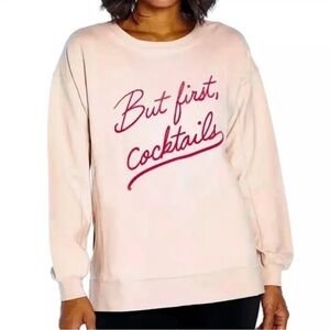 Wildfox But First Cocktails Sweatshirt